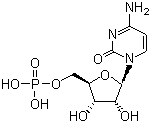 5'-胞苷酸分子结构 (CAS 63-37-6)
