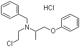 structure of CAS# 63-92-3, Phenoxybenzamine hydrochloride