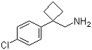 structure of CAS# 63010-09-3, 1-(4-氯苯基)环丁烷甲胺