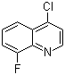 4-氯-8-氟喹啉分子结构 (CAS 63010-72-0)