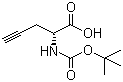 structure of CAS# 63039-46-3, Boc-D-炔丙基甘氨酸