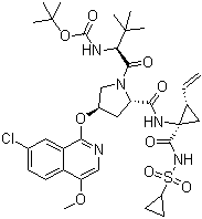 structure of CAS# 630420-16-5, Asunaprevir