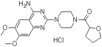 structure of CAS# 63074-08-8, 盐酸特拉唑嗪