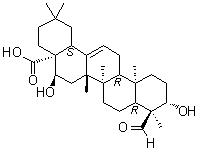 皂皮酸分子结构 (CAS 631-01-6)