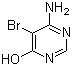 structure of CAS# 6312-71-6, 4-Amino-5-bromo-6-hydroxypyrimidine