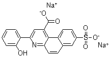 3-(2-Hydroxyphenyl)-8-sulfobenzo[f]quinoline-1-carboxylic acid sodium salt molecular structure (CAS 63123-35-3)