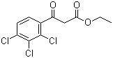3-氧代-3-(2,3,4-三氯苯基)丙酸乙酯分子结构 (CAS 63131-34-0)