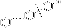 structure of CAS# 63134-33-8, 4-羟基-4'-苄氧基二苯砜
