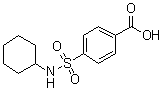 CAS 登录号：6314-70-1, 4-[(环己基氨基)磺酰基]苯甲酸