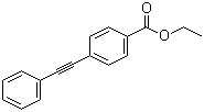 CAS 登录号：63164-96-5, 4-(苯乙炔基)苯甲酸乙酯