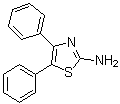 4,5-Diphenyl-1,3-thiazol-2-amine molecular structure (CAS 6318-74-7)