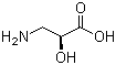 L-Isoserine molecular structure (CAS 632-13-3)