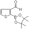 structure of CAS# 632325-55-4, 3-Formylthiophene-2-boronic acid pinacol ester