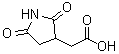 2,5-Dioxo-3-pyrrolidineacetic acid molecular structure (CAS 6324-87-4)