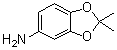 2,2-Dimethylbenzo-1,3-dioxol-5-amine molecular structure (CAS 6324-89-6)