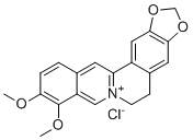 structure of CAS# 633-65-8, Berberine hydrochloride