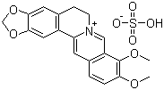 structure of CAS# 633-66-9, Berberine hydrogen sulphate