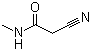 structure of CAS# 6330-25-2, 2-氰基-N-甲基乙酰胺