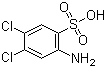 structure of CAS# 6331-96-0, 3,4-Dichloroaniline-6-sulfonic acid