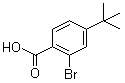 structure of CAS# 6332-96-3, 2-Bromo-4-tert-butylbenzoic acid