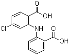 CAS 登录号：63329-53-3, 氯苯扎利, 4-氯-2,2'-亚氨二苯甲酸