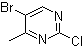 structure of CAS# 633328-95-7, 5-Bromo-2-chloro-4-methylpyrimidine