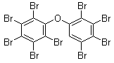 CAS # 63387-28-0, 2,2',3,3',4,4',5,5',6-Nonabromodiphenyl ether, 1,2,3,4,5-Pentabromo-6-(2,3,4,5-tetrabromophenoxy)benzene, BDE 206, PBDE 206