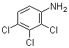 structure of CAS# 634-67-3, 2,3,4-Trichloroaniline