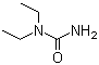1,1-二乙基脲分子结构 (CAS 634-95-7)