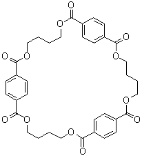 structure of CAS# 63440-94-8, 3,8,15,20,27,32-六氧杂四环[32.2.2.2(10,13).2(22,25)]四十二碳-10,12,22,24,34,36,37,39,41-九烯-2,9,14,21,26,33-六酮