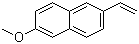 structure of CAS# 63444-51-9, 6-Methoxy-2-vinylnaphthalene