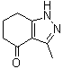1,5,6,7-Tetrahydro-3-methyl-4H-indazol-4-one molecular structure (CAS 63446-38-8)