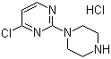 4-Chloro-2-piperazin-1-yl-pyrimidine hydrochloride molecular structure (CAS 634469-41-3)