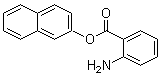 structure of CAS# 63449-68-3, 2-Naphthalenol 2-aminobenzoate