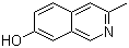 structure of CAS# 63485-73-4, 3-Methyl-7-hydroxyisoquinoline