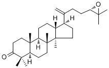 (24S)-24,25-环氧达玛树脂-20-烯-3-酮分子结构 (CAS 63543-52-2)