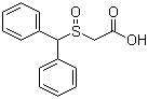 2-二苯基甲基亚砜基乙酸分子结构 (CAS 63547-24-0)
