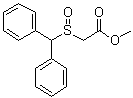 (二苯甲基亚磺酰)乙酸甲酯分子结构 (CAS 63547-25-1)