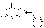 structure of CAS# 635698-34-9, 6-Benzyl-6,7-dihydro-1H-pyrrolo[3,4-d]pyrimidine-2,4(3H,5H)-dione