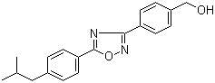 CAS # 635702-24-8, [4-[5-[4-(2-Methylpropyl)phenyl]-1,2,4-oxadiazol-3-yl]phenyl]methanol