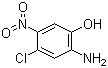 structure of CAS# 6358-07-2, 2-Amino-4-chloro-5-nitrophenol
