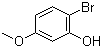 structure of CAS# 63604-94-4, 2-Bromo-5-methoxyphenol