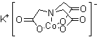 CAS 登录号：63640-17-5, (T-4)-[N,N-二(羧甲基)甘氨酸基]钴酸钾