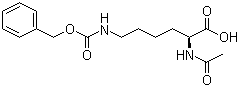 N2-乙酰基-N6-[苄氧羰基]-L-赖氨酸分子结构 (CAS 6367-08-4)