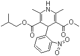 structure of CAS# 63675-72-9, Nisoldipine