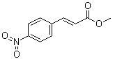 反式-4-硝基肉桂酸甲酯分子结构 (CAS 637-57-0)