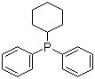 structure of CAS# 6372-42-5, Cyclohexyldiphenylphosphine