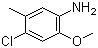 structure of CAS# 6376-14-3, 4-Chloro-2-methoxy-5-methylaniline