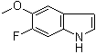 structure of CAS# 63762-83-4, 5-Methoxy-6-fluoroindole
