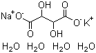 structure of CAS# 6381-59-5, Potassium sodium tartrate tetrahydrate